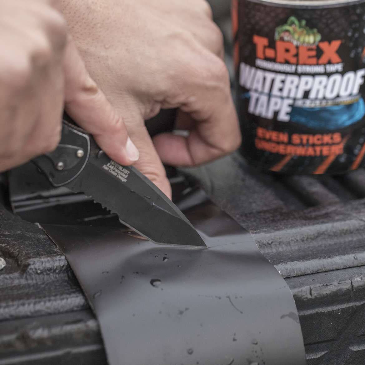 T-Rex<sup>®</sup> Extreme Strength Waterproof and Repair Tape Application Image 3
