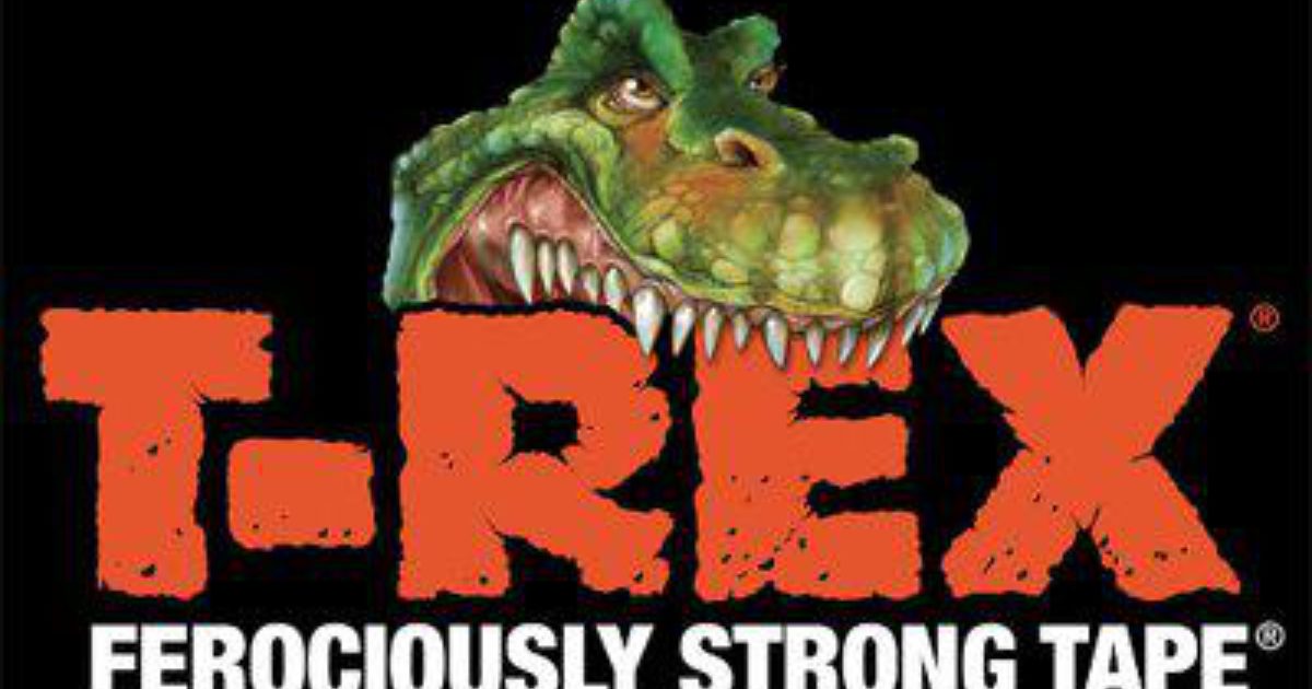  T-REX Ferociously Strong Tape, Duct Tape with UV Resistant &  Waterproof Backing for Wood Brick Concrete and More, 30 yd. x 1.88, White,  1-Roll (241534) : Industrial & Scientific