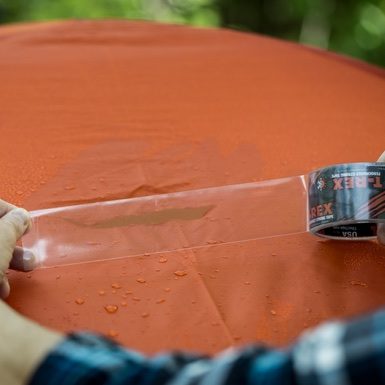 T Rex Clear Repair Tape On Tent